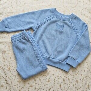 The Children's Place Light Blue Butterfly Pajama Set
